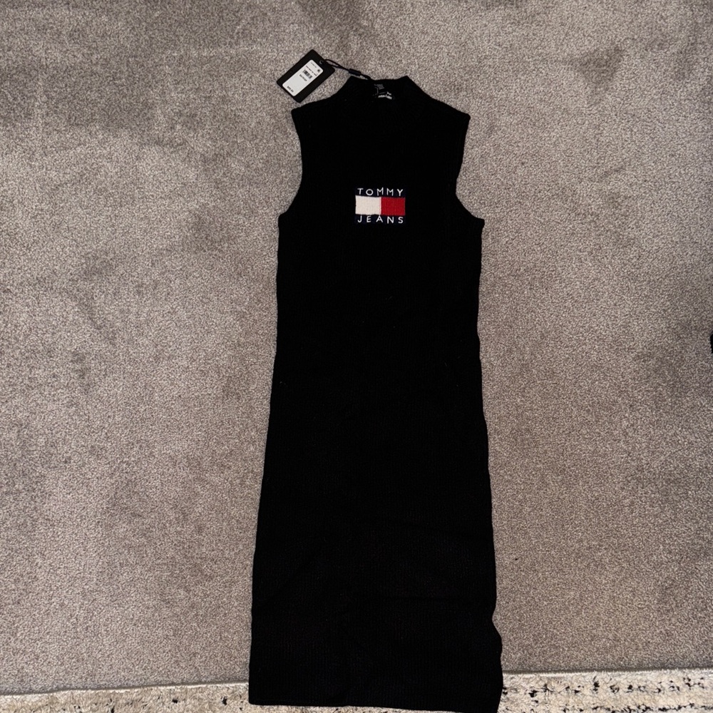 Tommy Hilfiger Black Midi Dress